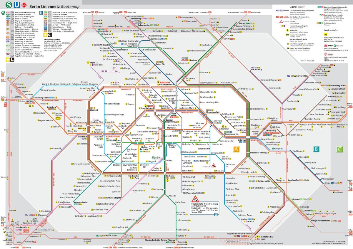 s bahn map