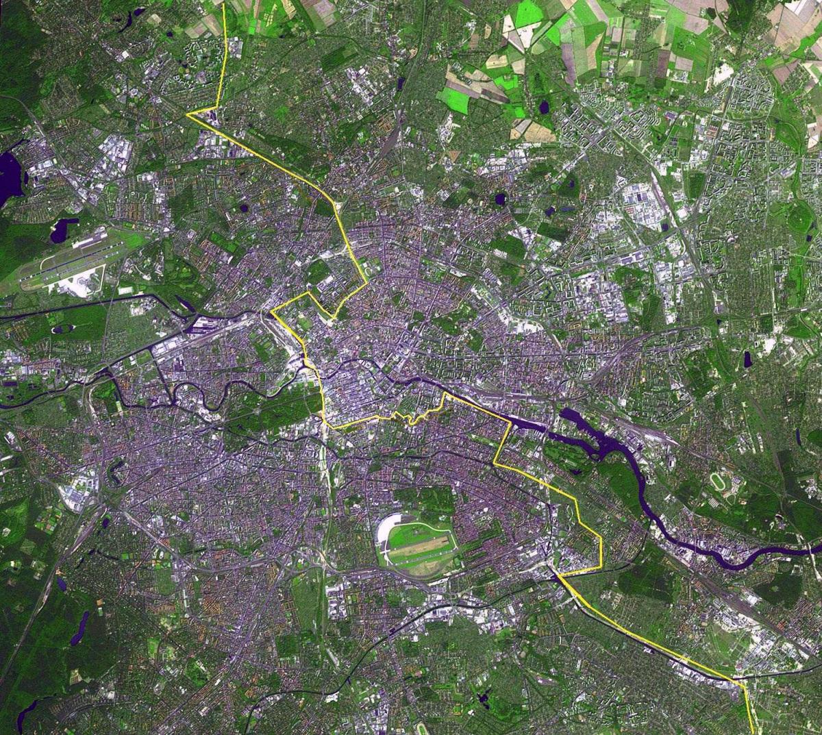 map of berlin satellite