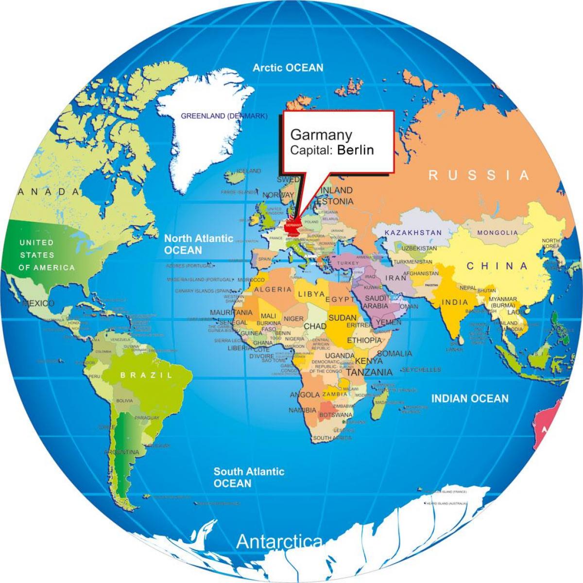 berlin germany world map
