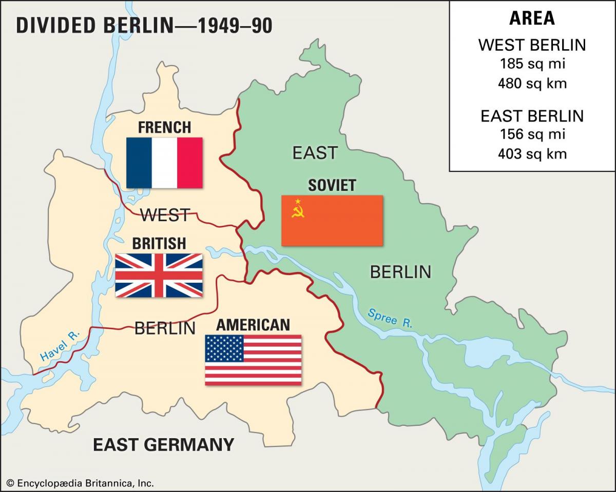 map of east berlin west berlin
