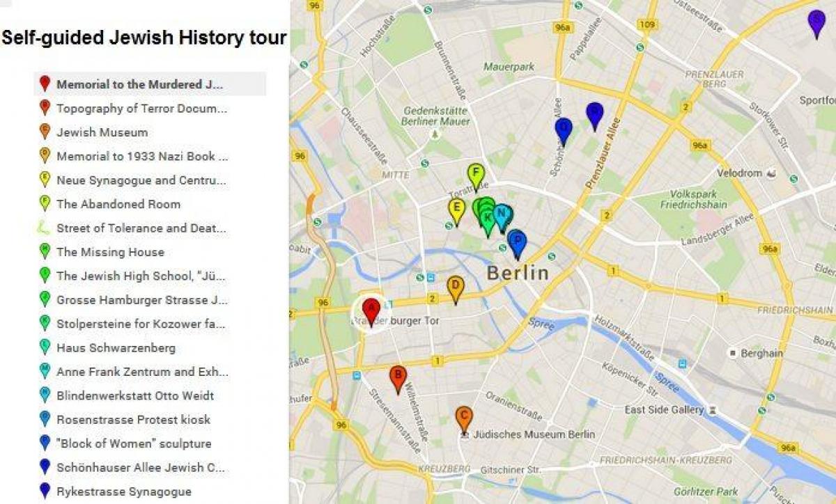 map of jewish quarter berlin