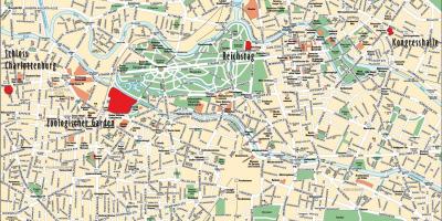 Berlin city centre map