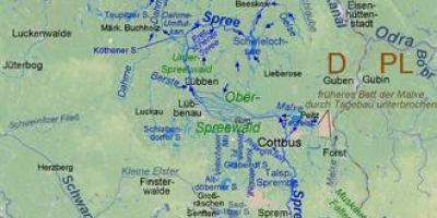 Map of berlin rivers