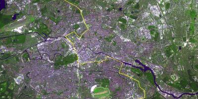 Map of berlin satellite