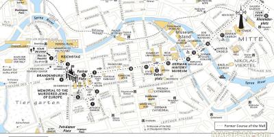 Walking tour of berlin map
