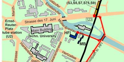 Map of berlin zoologischer garten railway station