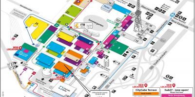 Map of messe berlin